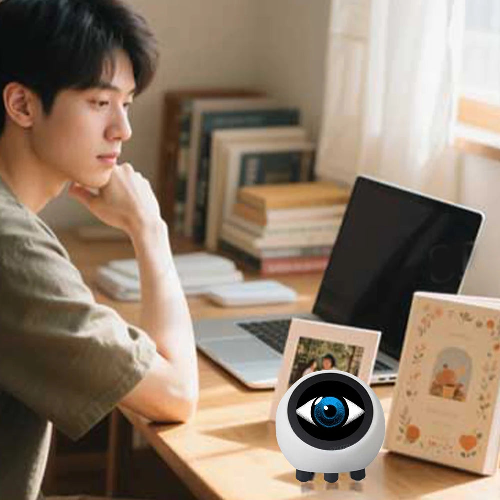 Smart Desktop Robot No Touch Screen Multi-Function ESP32-S3 Development Board Smart Assistant Robot for Home Office((No Battery)