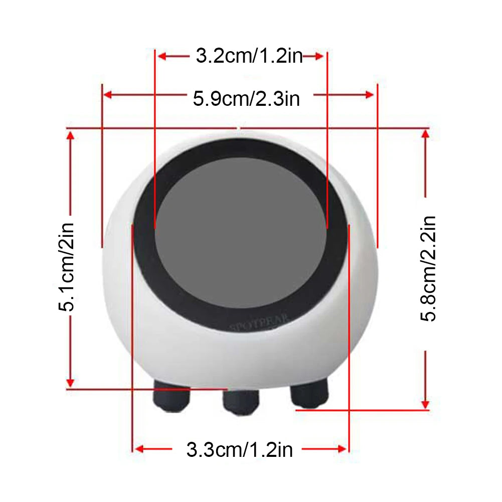 Smart Desktop Robot No Touch Screen Multi-Function ESP32-S3 Development Board Smart Assistant Robot for Home Office((No Battery)
